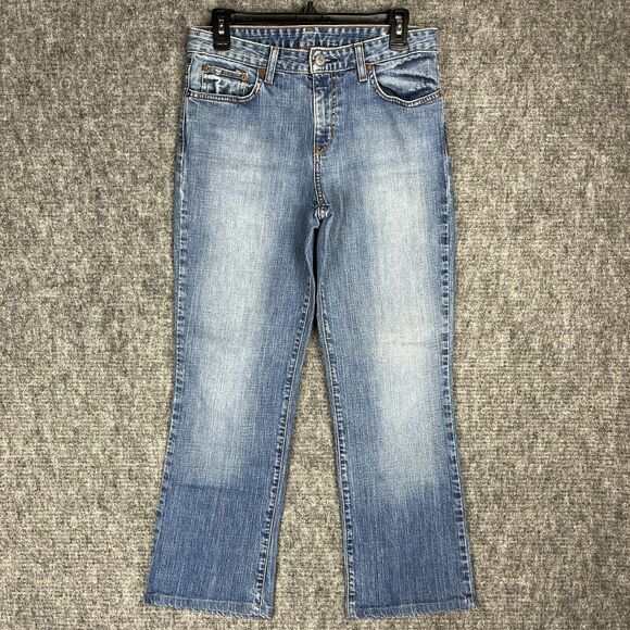 Ralph Lauren Polo Jeans 6 Womens Saturday Boot-Cut Stretch Denim‎ Mid-Rise - Picture 1 of 11